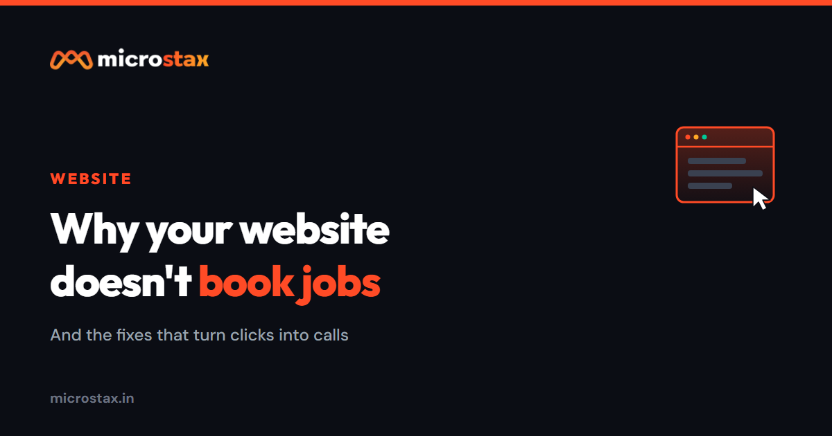 Why Your Roofing Website Doesn't Book Jobs (And How to Fix It)