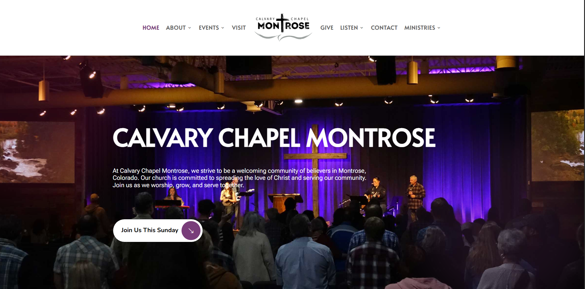 Calvary Montrose website