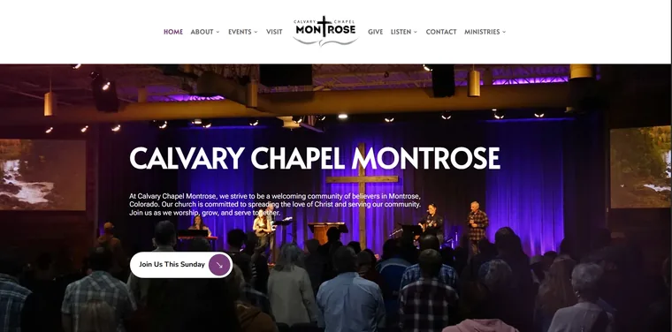 Calvary Montrose website