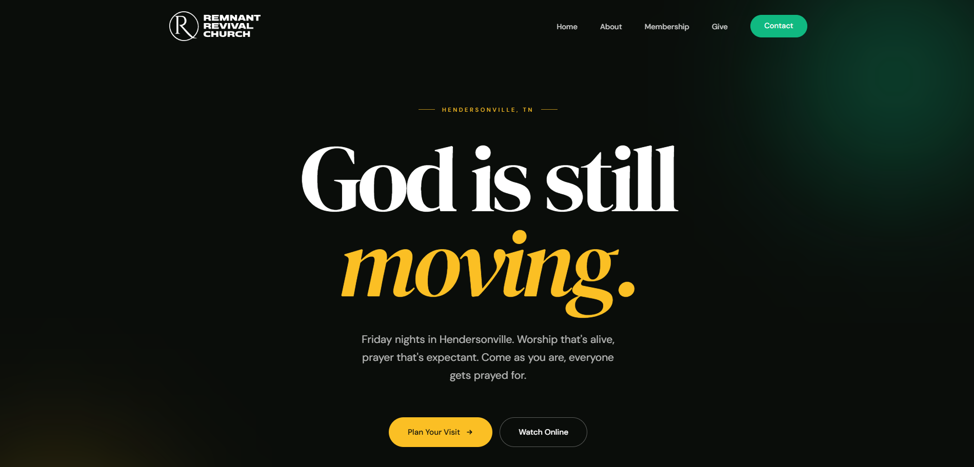 Remnant Revival Church website